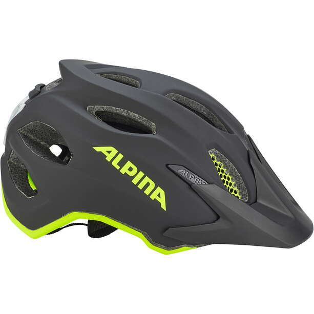 Alpina Carapax Flash Helm Jugend schwarz/gelb