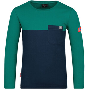 TROLLKIDS Bergen Longsleeve Shirt Kids, blauw/groen blauw/groen