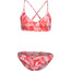 Rip Curl Sun Rays Bikini Set Mädchen rot/weiß