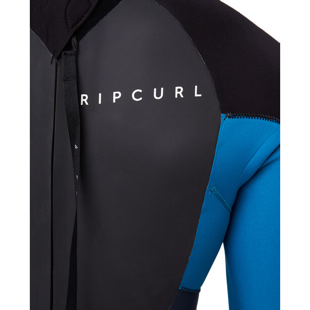 Rip Curl Omega 3/2 Back Zip Steamer Wetsuit Heren, grijs/blauw