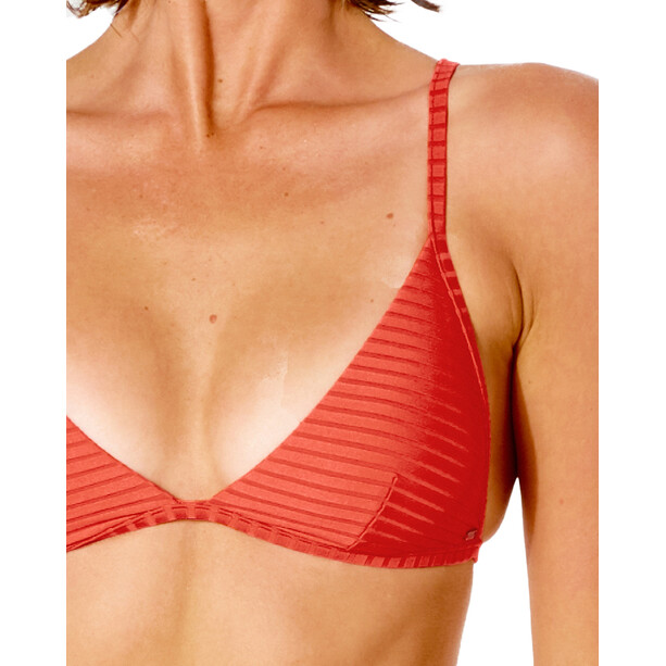 Rip Curl Premium Surf Banded Fixierter Triangel Bikini Damen rot