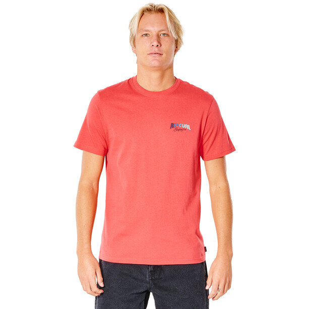 Rip Curl Surf Revival Inverted SS Shirt Men, rood