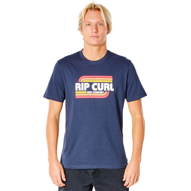 Rip Curl Surf Revival Yeh Mumma Kurzarm Shirt Herren blau