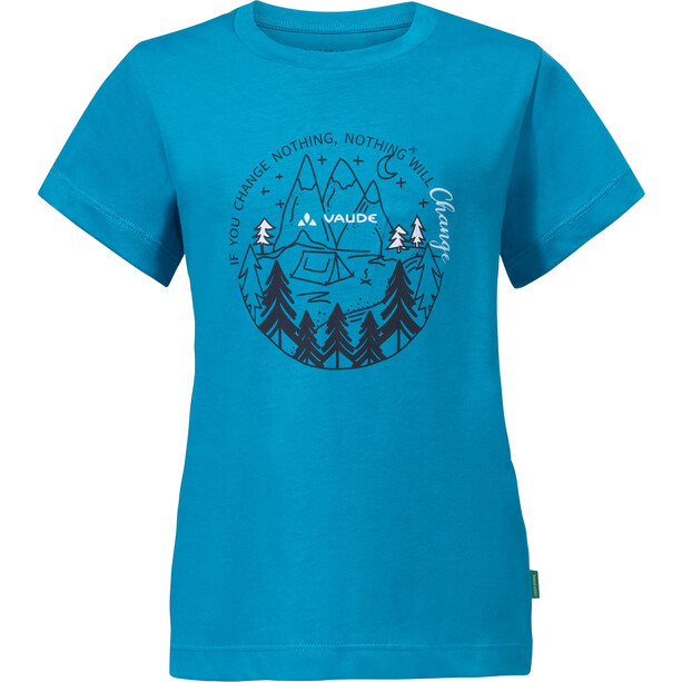 VAUDE Lezza SS T-Shirt Kids, blauw