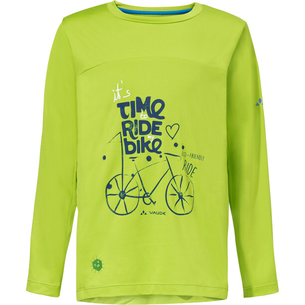 VAUDE Solaro II T-shirts manches longues Enfant, vert