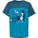 VAUDE Solaro II T-shirt Børn, petroleumsgrøn