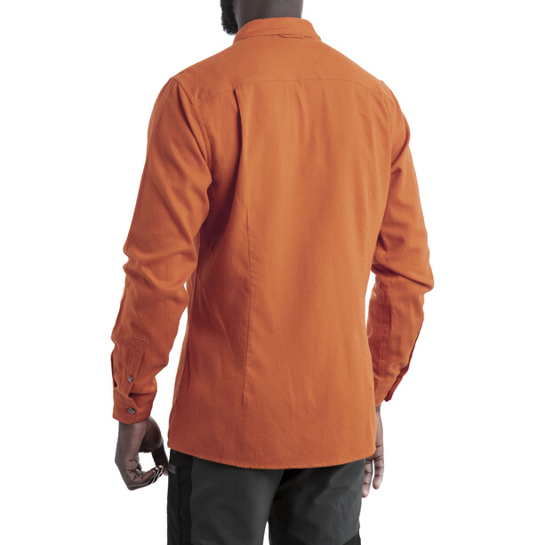 Lundhags Ekren Solid LS Shirt Herr orange