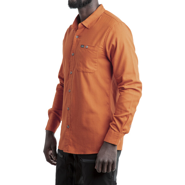 Lundhags Ekren Solid LS Shirt Herr orange