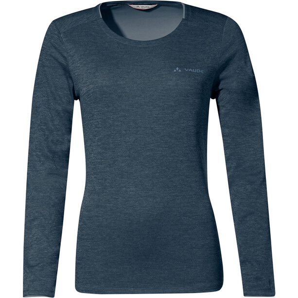 VAUDE Essential Langarm T-Shirt Damen blau