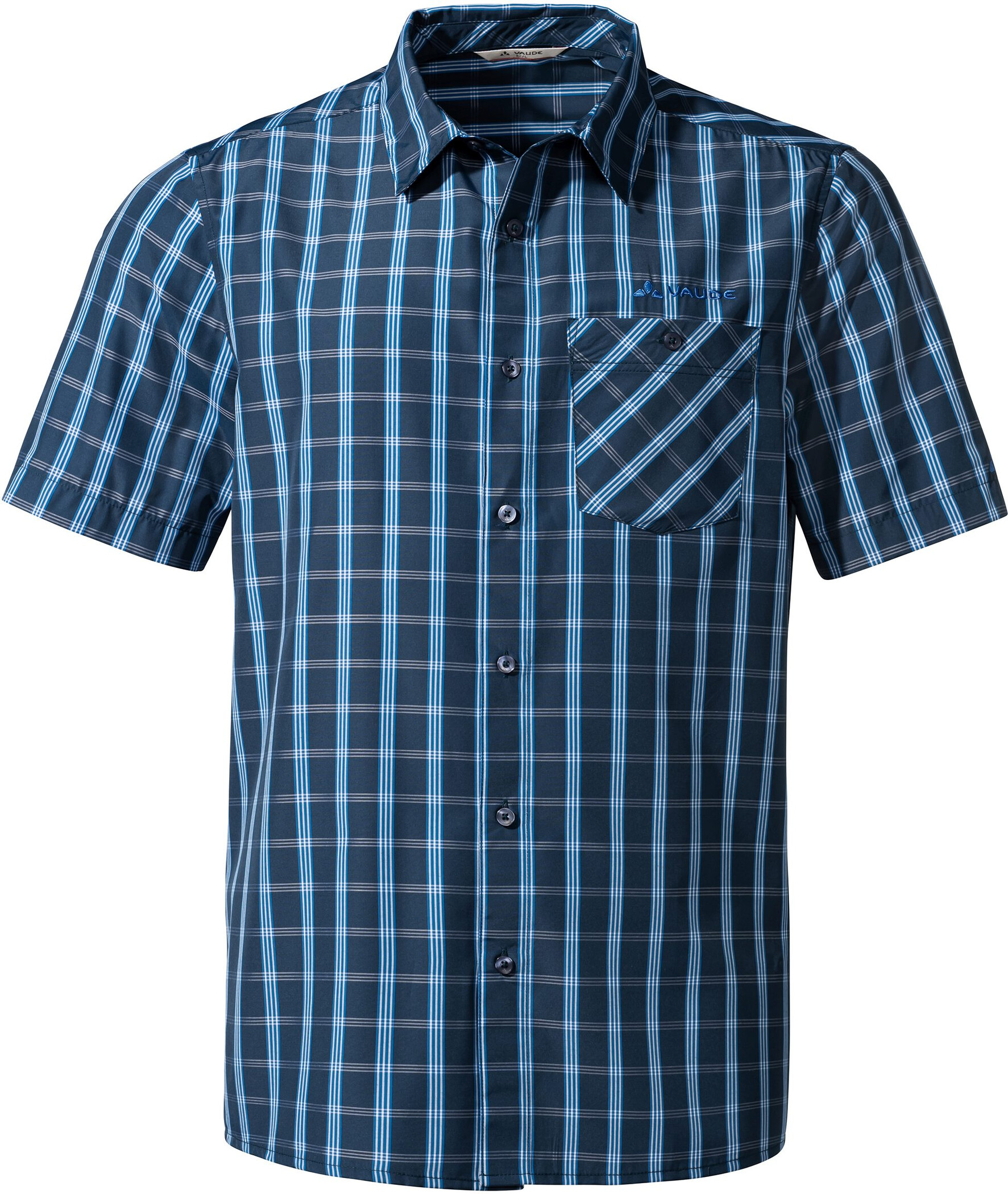 VAUDE Albsteig III Kurzarm T-Shirt Herren blau