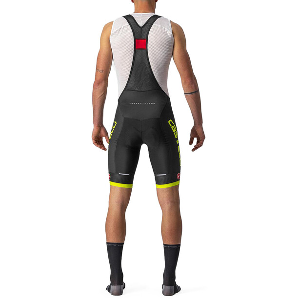 Castelli Competizione Kit Bib Shorts Men black/electric lime