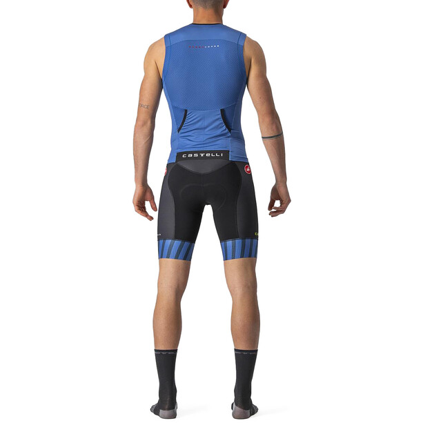 Castelli Free Tri 2 Shorts Hombre, negro/azul