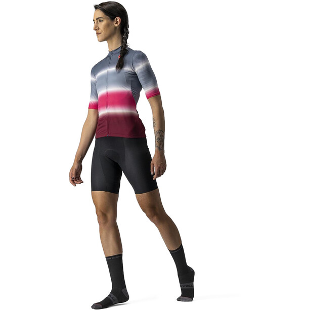 Castelli Dolce Jersey Dames, blauw/rood
