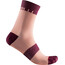 Castelli Velocissima 12 Socks Women bordeaux/blush