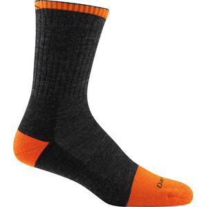 DARN TOUGH VERMONT Steely Micro Crew Cushion Socken mit Zehenpolsterung Herren grau/orange