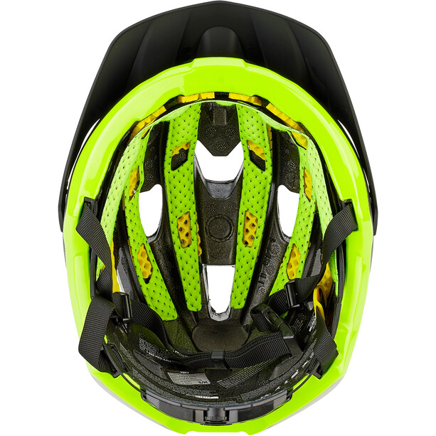 Kali Pace Fade Helmet matt black/grey/gloss flo yellow