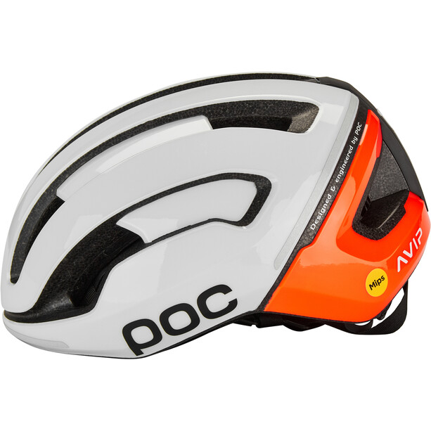 POC Omne Air MIPS Helm weiß/orange
