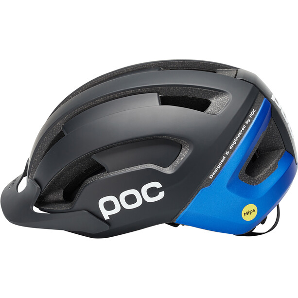 POC Omne Air Resistance MIPS Helmet uranium black/opal blue metallic/matt