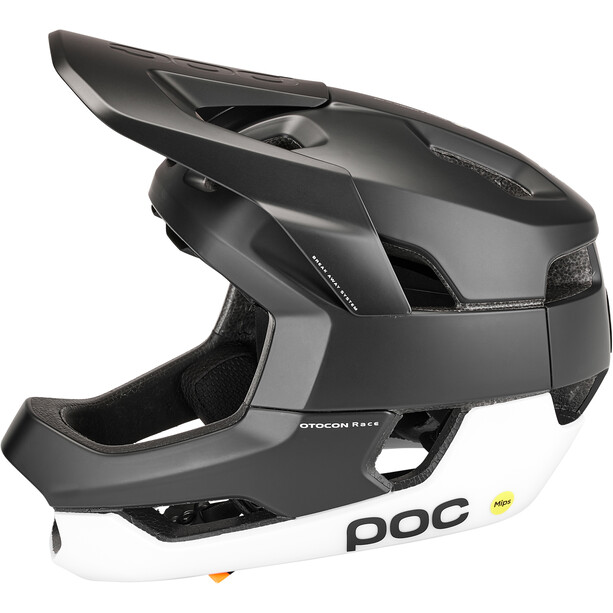 POC Otocon Race MIPS Helm schwarz/weiß