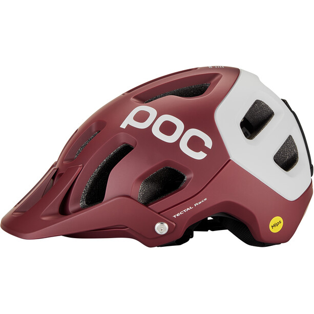 POC Tectal Race MIPS Helmet garnet red/hydrogen white matt