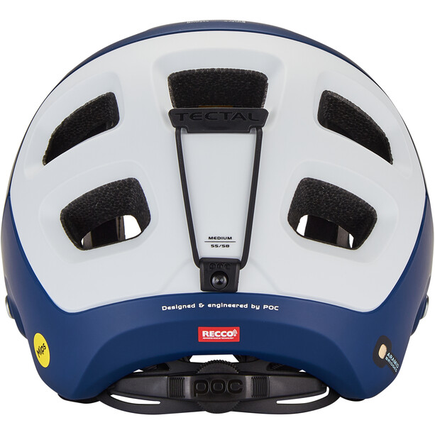 POC Tectal Race MIPS Helmet lead blue/hydrogen white matt