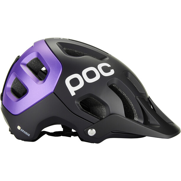 POC Tectal Race MIPS Helmet uranium black/sapphire purple metallic/matt
