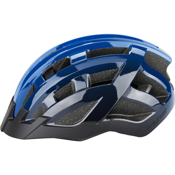 Lazer Compact Deluxe Helm blau/schwarz