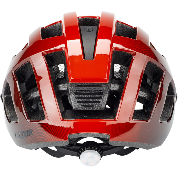 Lazer Compact Deluxe Helm rot/schwarz