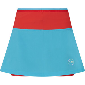 La Sportiva Swift Ultra 5" Skirt Women, Turquesa/rojo Turquesa/rojo
