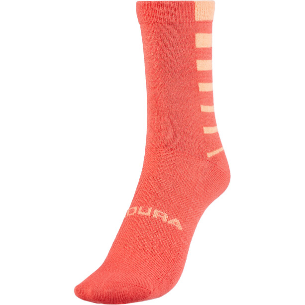 Endura Coolmax Stripe Socks 2-Pack Women punch pink