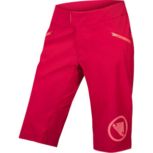 Endura SingleTrack Lite Pantaloncini Donna, rosso rosso
