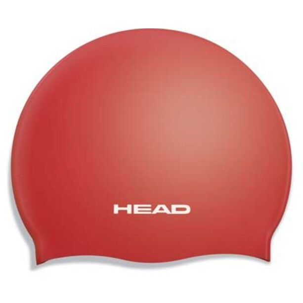 Head Silicone Flat Cap Kinderen, rood