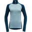 Devold Expedition Sweat-shirt Col roulé avec Zip Femme, bleu