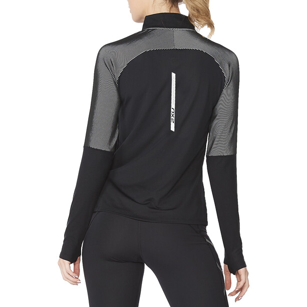 2XU Light Speed 1/2 Zip LS Shirt Women black/silver reflective