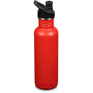 Klean Kanteen Classic Flasche 800ml mit Sport Deckel rot rot