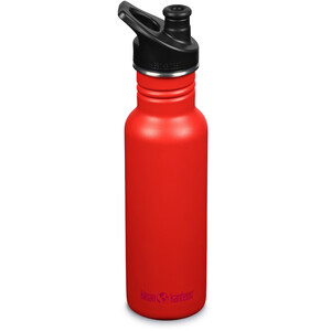 Klean Kanteen Classic Narrow Flasche 532ml mit Sport Deckel rot rot