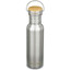 Klean Kanteen Reflect Narrow Drinkfles 532ml met Bamboe dop, zilver