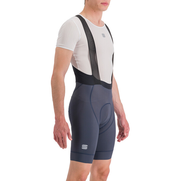 Sportful Bodyfit Pro LTD Spodnie rowerowe na szelkach Mężczyźni, niebieski