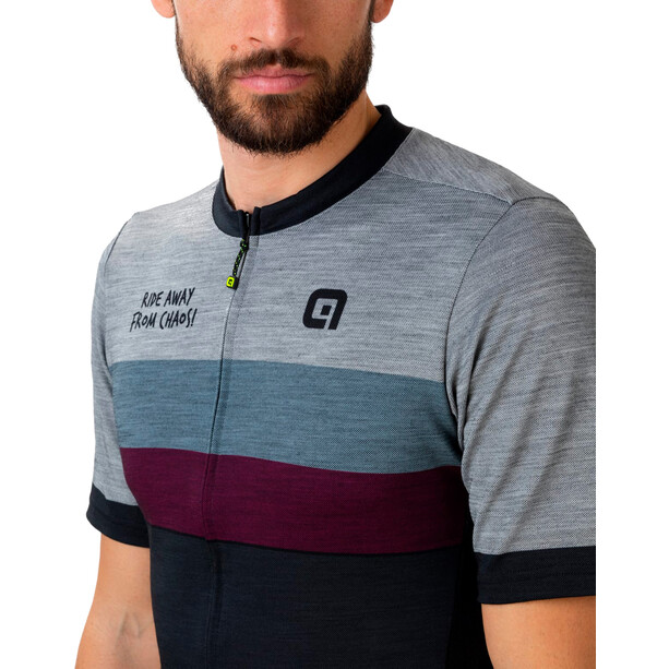 Alé Cycling Chaos Maillot manches courtes Homme, gris/vert