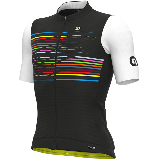 Alé Cycling Logo Maillot manches courtes Homme, noir/Multicolore