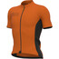 Alé Cycling Solid Color Block Maillot manches courtes Homme, orange/marron
