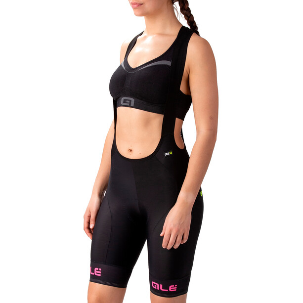 Alé Cycling Sella Plus Bib Shorts Women fluo pink