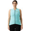 Alé Cycling Solid Color Block Mouwloze Jersey Dames, turquoise