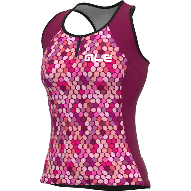 Alé Cycling Solid Triangles Tanktop Dames, roze