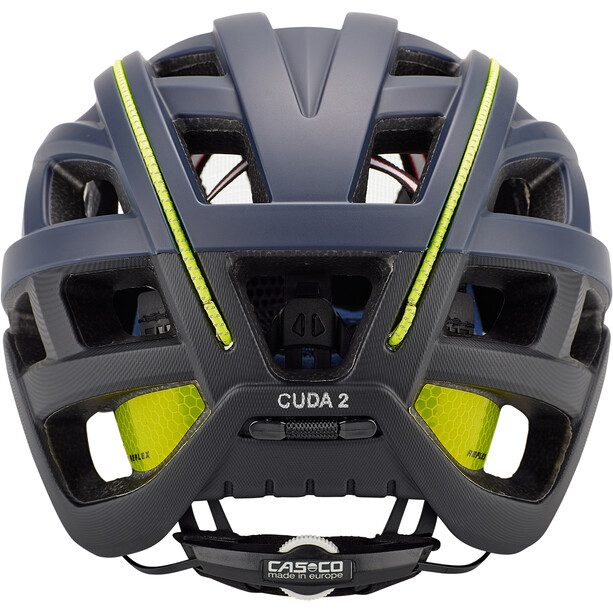 Casco CUDA 2 Helmet blue neon yellow matt