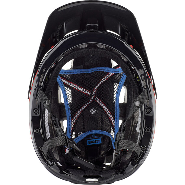 Casco MTBE 2 Helm schwarz/rot