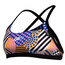 Z3R0D Patchwork Bikini Top Kobiety, kolorowy