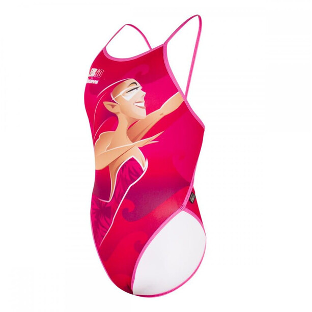 Z3R0D Ravenman Mermaid One-Piece Swimsuit Women pink