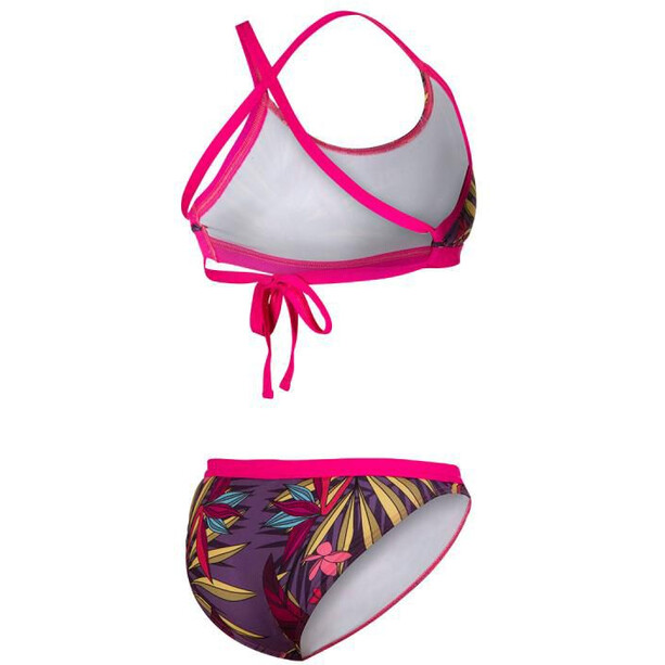 Z3R0D Tropical Bikini Bottoms Women purple/pink