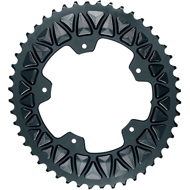 absoluteBLACK Ovaal kettingblad 48T 10-speed Outer 110BCD for Dura-Ace 7900/Ultegra 6700/105 5700, grijs